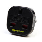 Adaptateur ridge monkey prise 3 broches vers 2 broches - Energie | Pacific P&ecirc;che