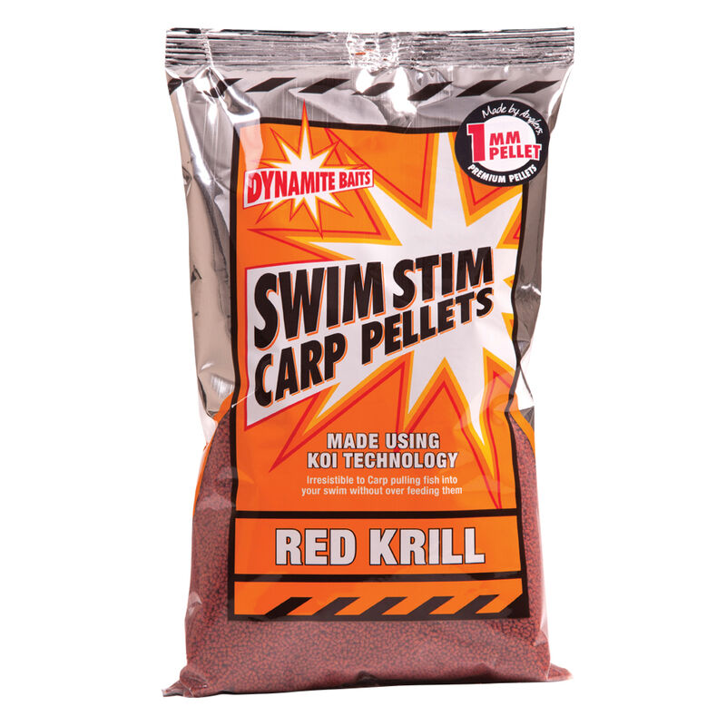 Pellets d'eschage coup dynamite baits swim stim red krill 900g - Pellets | Pacific P&ecirc;che