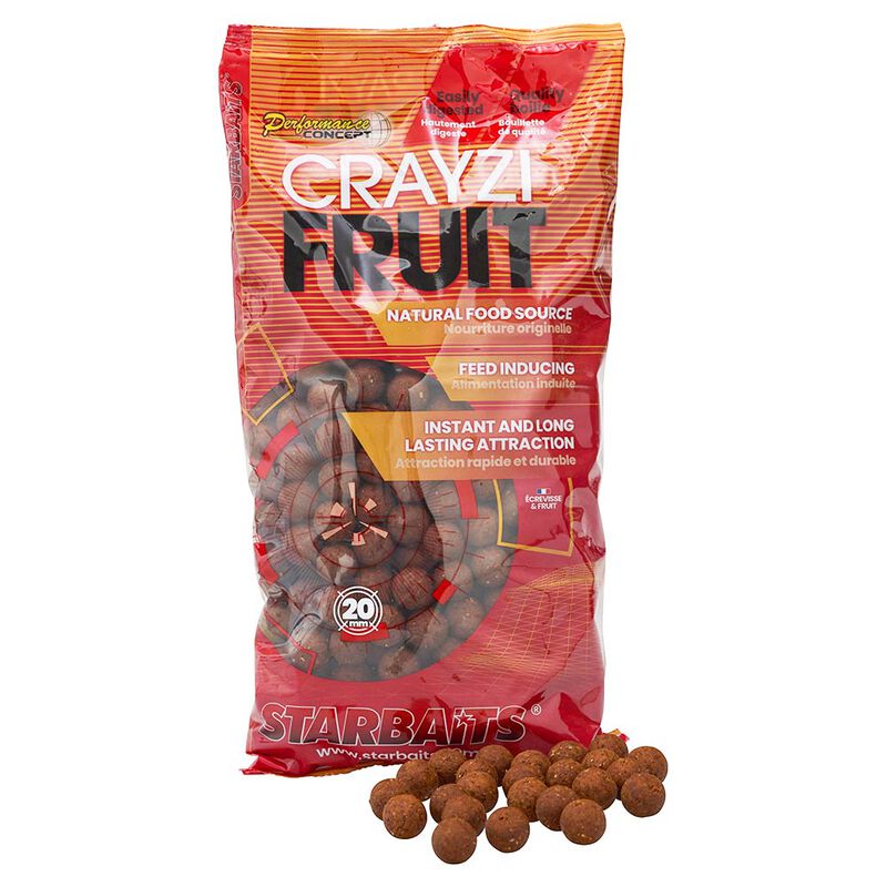Bouillettes Starbaits PC Crayzi Fruit 20 mm - Denses | Pacific Pêche