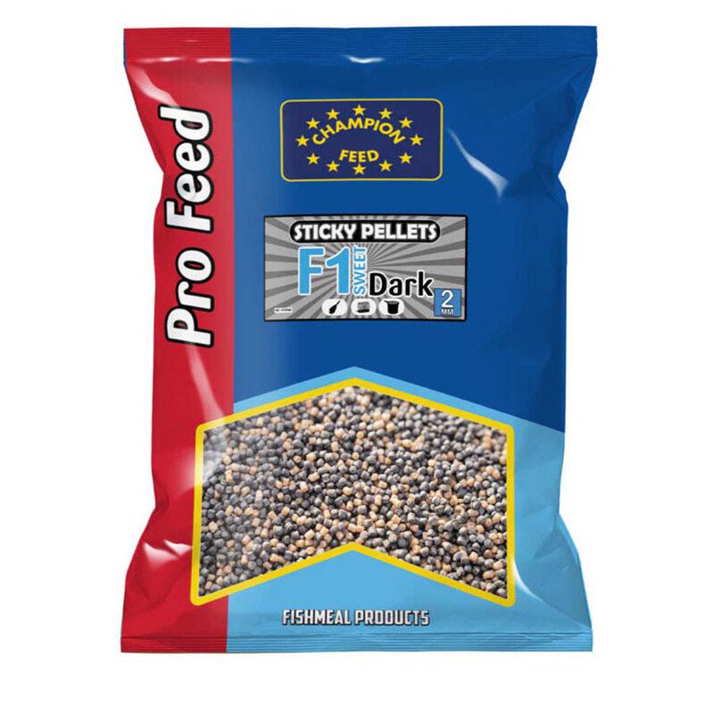 Pellets Champion Feed Sticky Pellets 2mm F1 Sweet Dark 650g - Pellets | Pacific Pêche