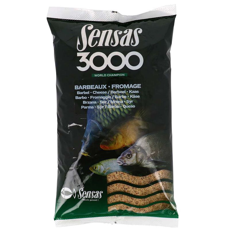 Amorce Sensas 3000 BARBEAU FROMAGE - Amorces | Pacific Pêche