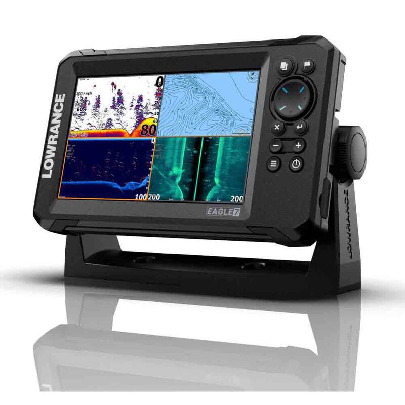 Sondeur Lowrance Eagle 7" avec sonde TripleShot HD - Sondeurs | Pacific P&ecirc;che