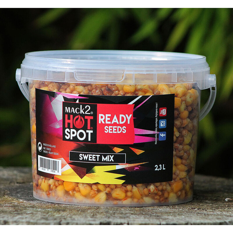 Graines cuites hot spot ready made sweet mix 2.3l - Prêtes à l'emploi | Pacific Pêche