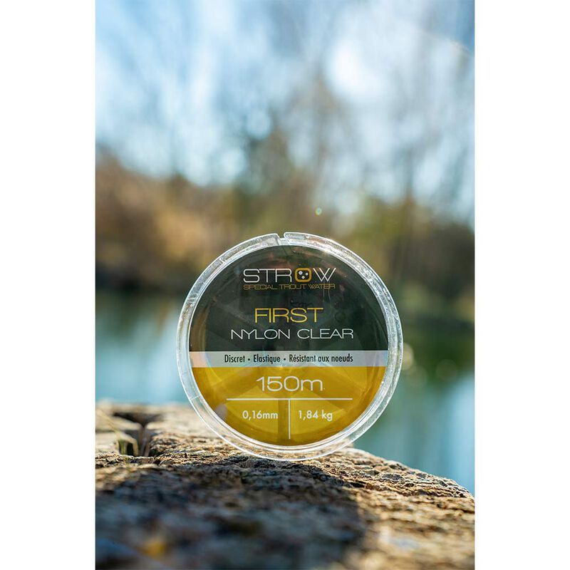Nylon Strow First Nylon Clear 150 m - Fils-nylons | Pacific P&ecirc;che