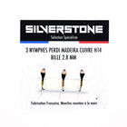 Kit 3 nymphes perdigones madeira h16 bille tung 2,5 mm - Nymphes | Pacific P&ecirc;che