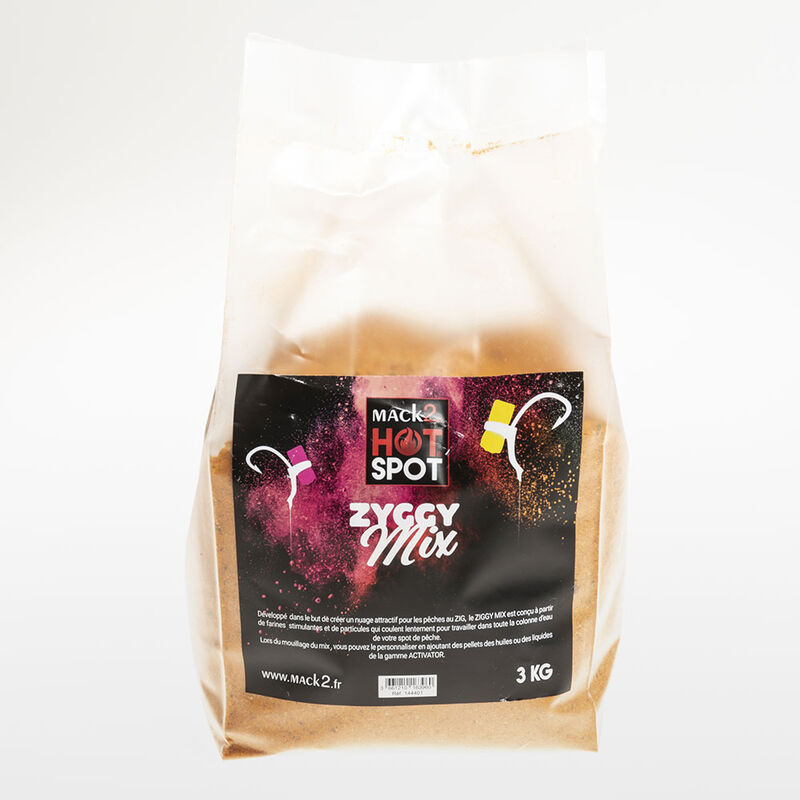 Amorce zig rig carpe mack2 ziggy mix 3 kg - Sticks Mix | Pacific Pêche