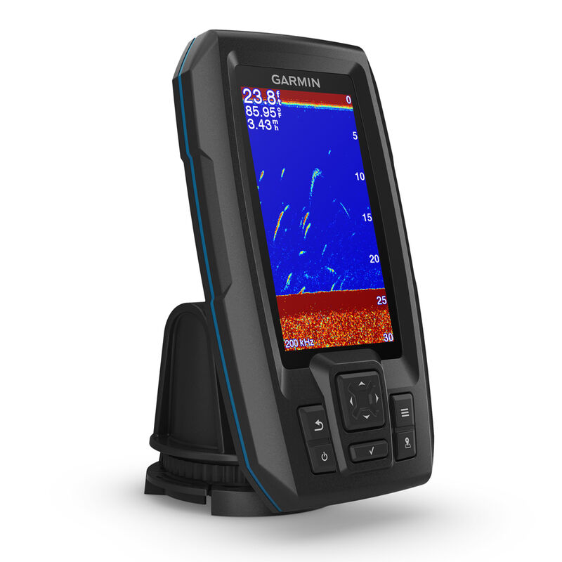 Sondeur Garmin Striker plus 4 sonde bi-faisceaux - Sondeurs | Pacific P&ecirc;che