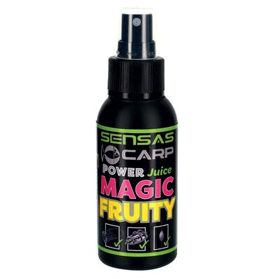 Attractant Sensas Power Juice Magic Fruity Sensas 75ml - Additifs | Pacific Pêche