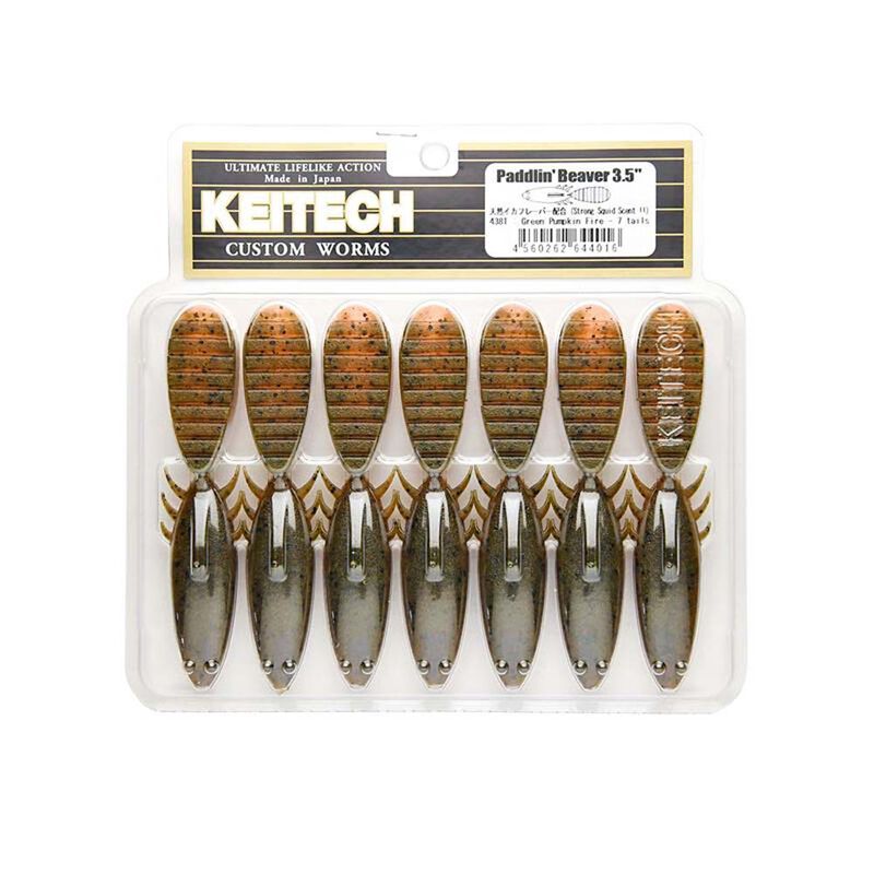 Leurre Souple Écrevisse Keitech Paddlin' Beaver 3.5", 8.9cm (x7) - Ecrevisses / Créatures | Pacific Pêche