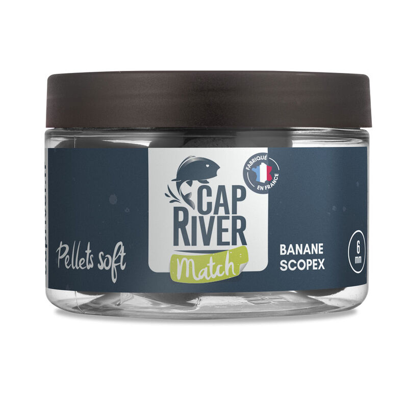 Pellets Mous Banane Scopex Cap River 60gr - Pellets | Pacific P&ecirc;che