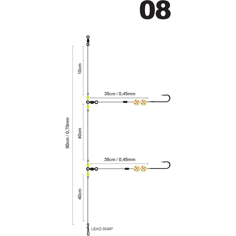 Bas de Ligne SPRO Salt Rig Polyball Fluoro Ghost 1/0 - Bas de Lignes / Lignes Mont&eacute;es | Pacific P&ecirc;che