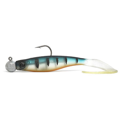 Leurre Souple Mont&eacute; Grub Hyperlastics Curlyminn 15cm, Jighead 21g - Grubs | Pacific P&ecirc;che