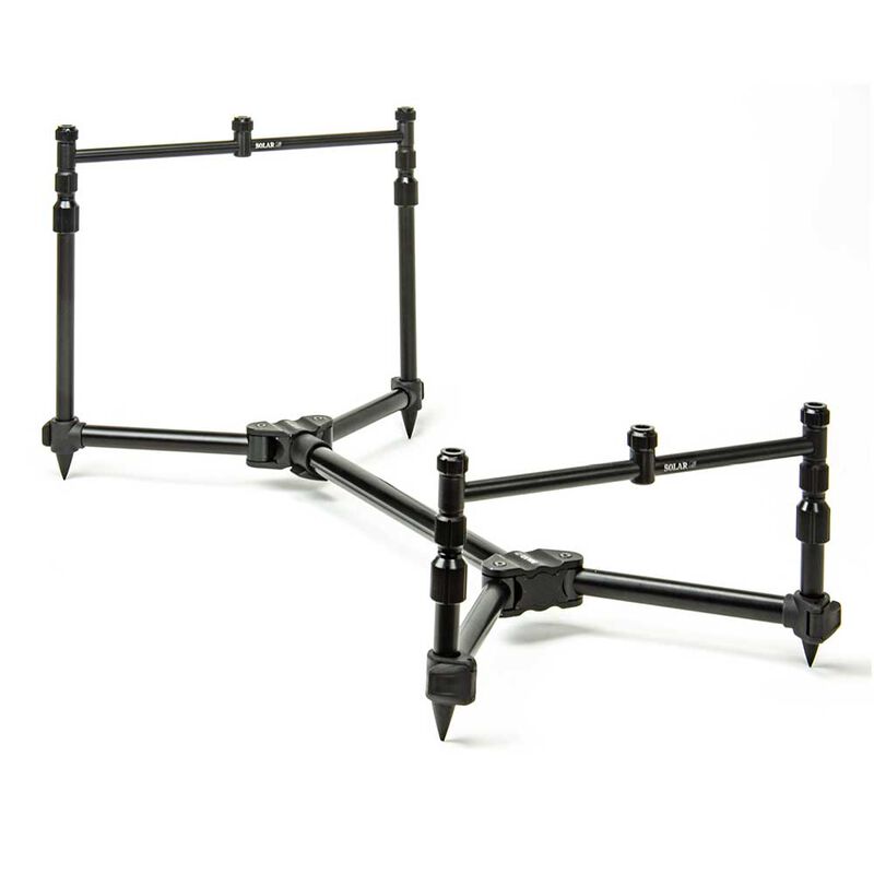 Rodpod Solar A1 Aluminium Ground Pod 2 legs 6" et 2 legs 9" (15 et 23cm) - Rod Pod | Pacific P&ecirc;che