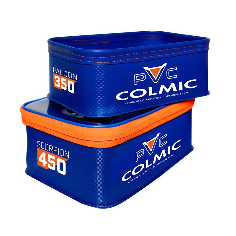 Combo 2 trousses en PVC Colmic Scorpion 350 + Falcon 250 - Trousses EVA | Pacific P&ecirc;che