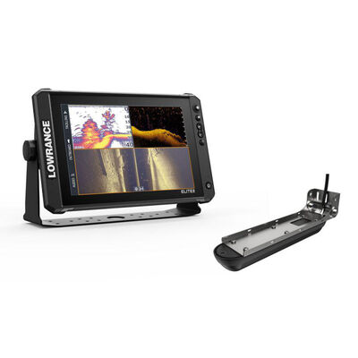 Combin&eacute; Tactile Lowrance Elite FS 12" avec sonde Active Imaging 3-en-1 - Sondeurs | Pacific P&ecirc;che