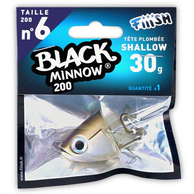 Tête plombee fiiish black minnow 200 shallow 30g (x1) - Têtes Plombées | Pacific Pêche