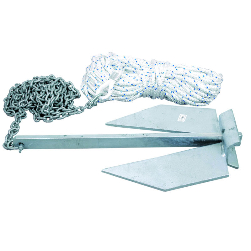 Kit mouillage ancre plate 5 kg - Ancres | Pacific P&ecirc;che