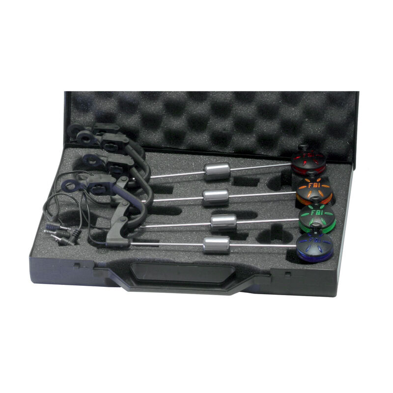 Coffret indicateurs lumineux fun fishing fbi 4 couleurs (x4) - Coffret indicateur visuel | Pacific Pêche