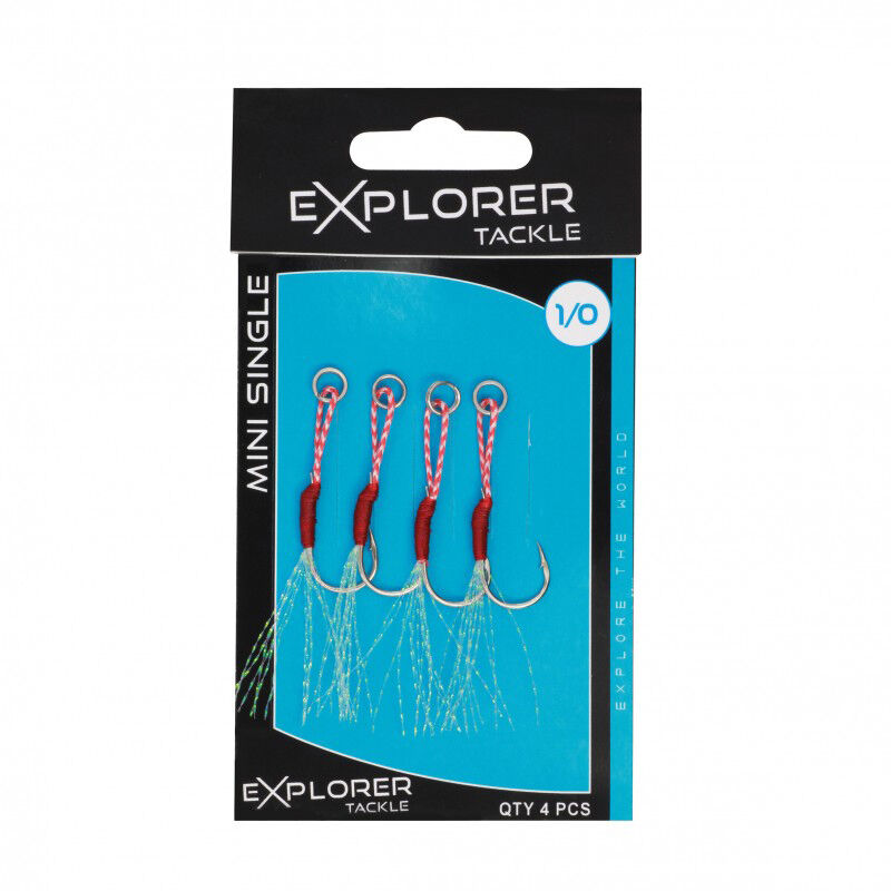 Hame&ccedil;on Explorer Tackle Assist Hook - Mini Single (x4) - Assists | Pacific P&ecirc;che