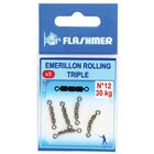 Emerillon flashmer rolling triple - Emerillons mer | Pacific Pêche
