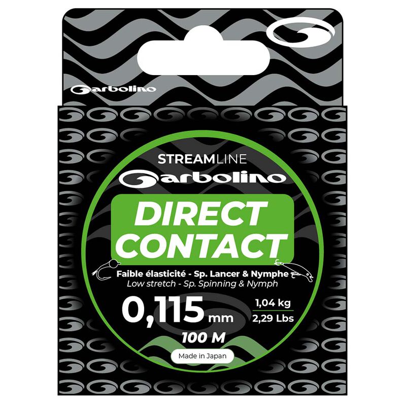 Streamline TOC Direct Contact Garbolino - Fils-nylons | Pacific Pêche