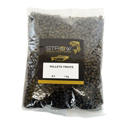 Pellets Truite 1kg Strow - Pellets et amorces | Pacific P&ecirc;che