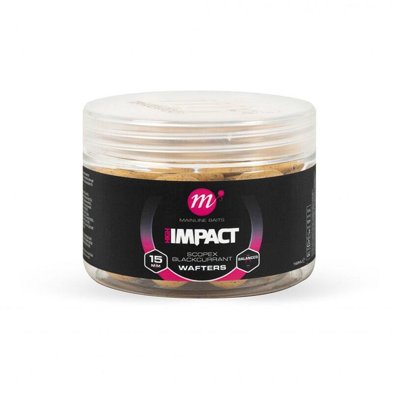 Wafters Mainline Hi Impact Scopex Blackcurrant 15mm - Flottantes | Pacific P&ecirc;che