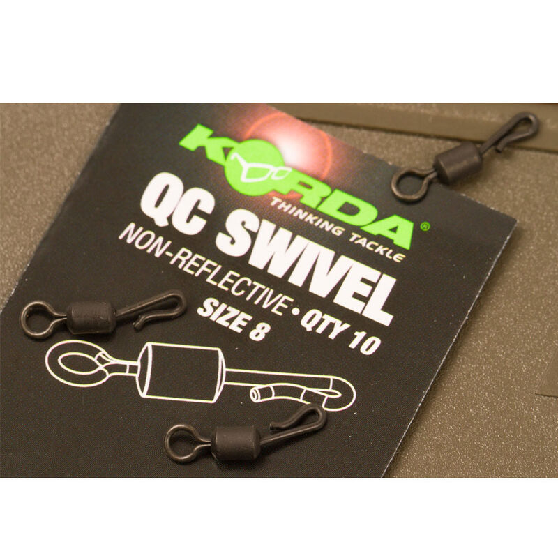 Emerillons carpe korda kwick change swivel (x10) - Emerillons carpe | Pacific Pêche