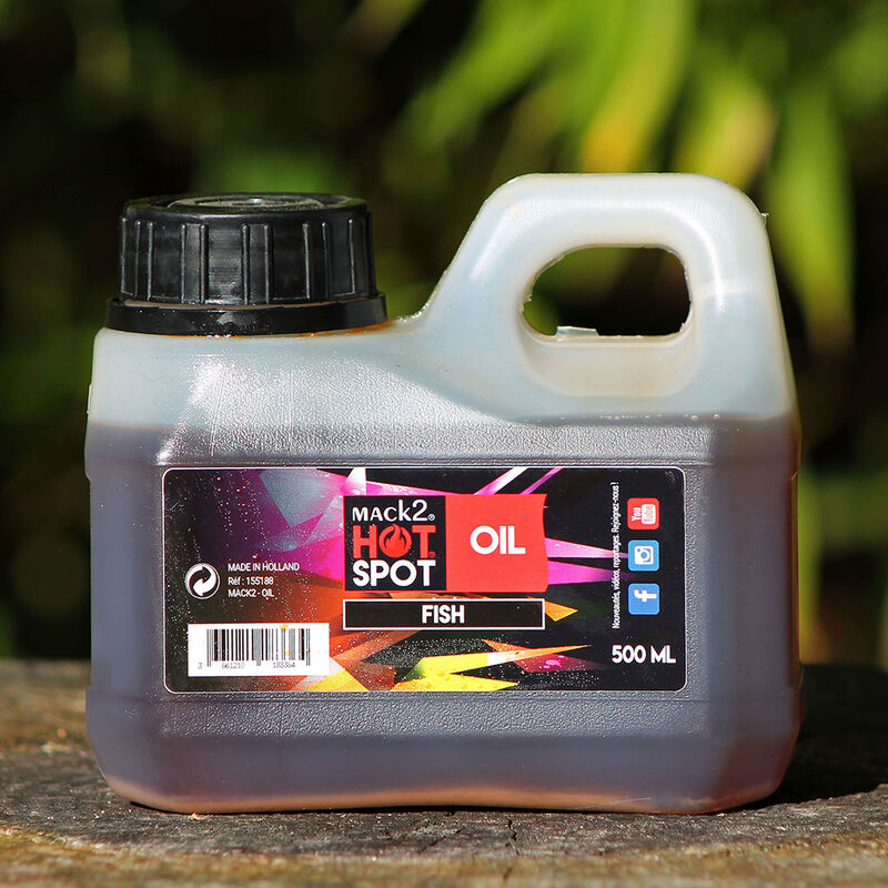 Huile de poisson mack2 fish oil 500ml - Boosters / dips | Pacific P&ecirc;che