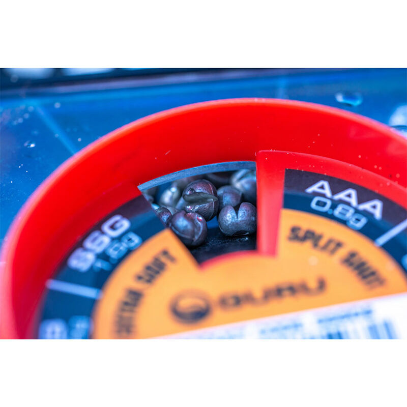 Bo&icirc;te de plombs non toxiques Guru 8 Compartment non-toxic Shot Box - Plombs Fendus | Pacific P&ecirc;che