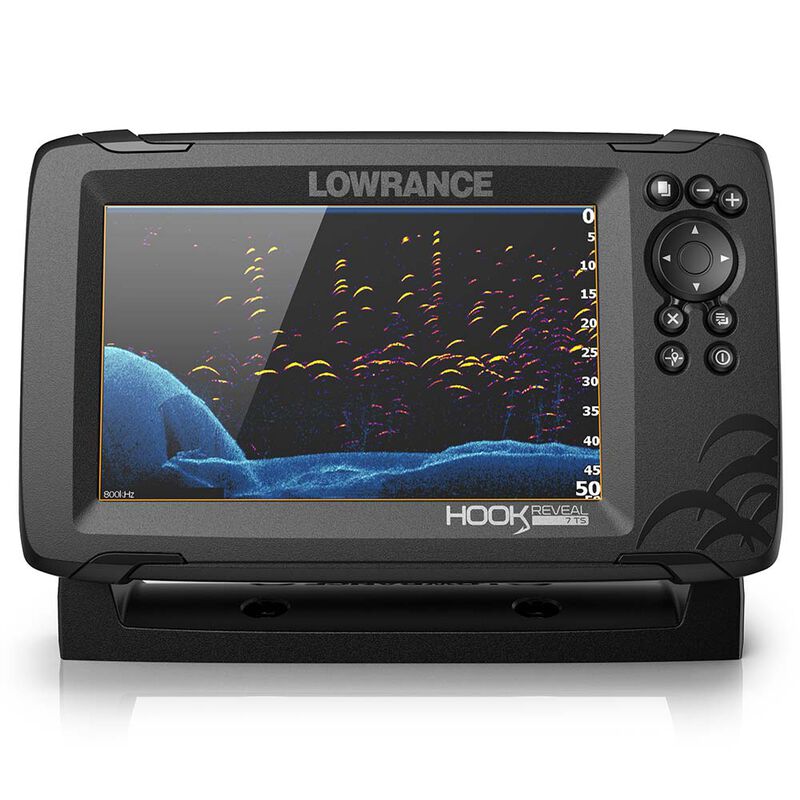 Echosondeur Lowrance Hook Reveal 7" Sonde HDI 83/200kHz - Sondeurs | Pacific P&ecirc;che