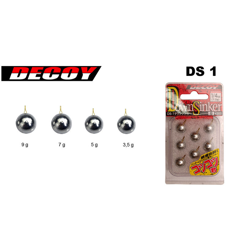 Plomb drop shot carnassier decoy ds1 dropshot - Soldes Carnassier | Pacific P&ecirc;che