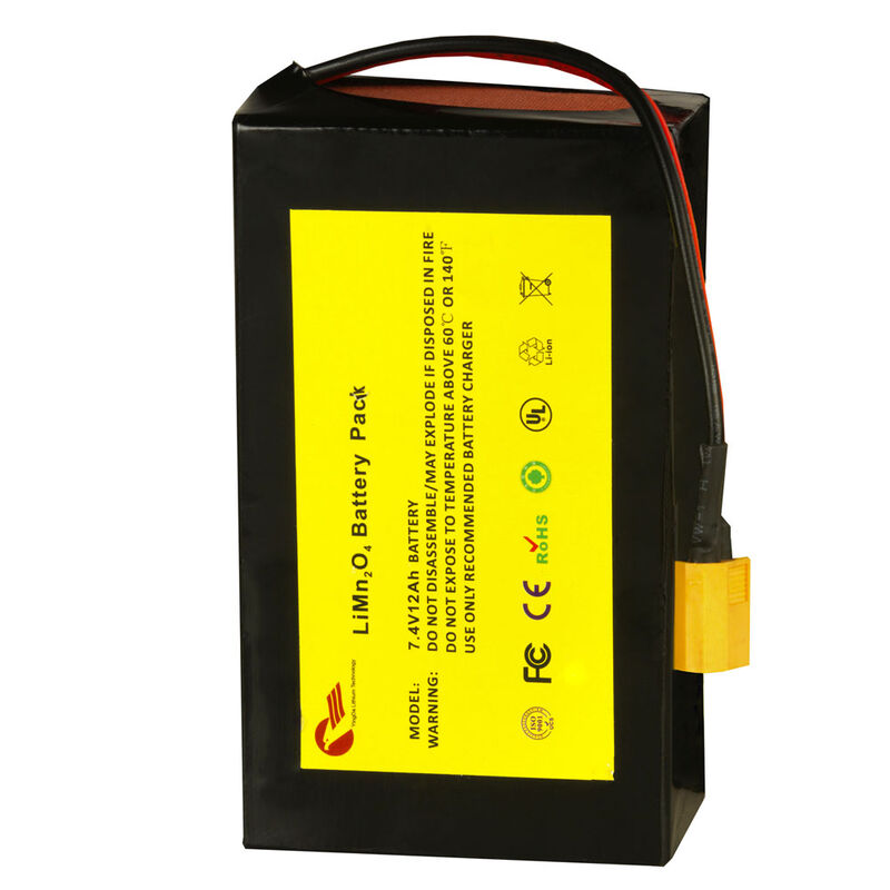 BATTERIE LITHIUM 7.4V - 12A - Bateaux Amorceurs | Pacific Pêche