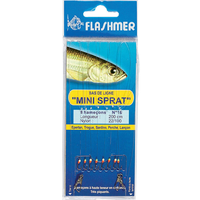 Bas de ligne mer flashmer sprats n°14 - Bas de Lignes / Lignes Montées | Pacific Pêche