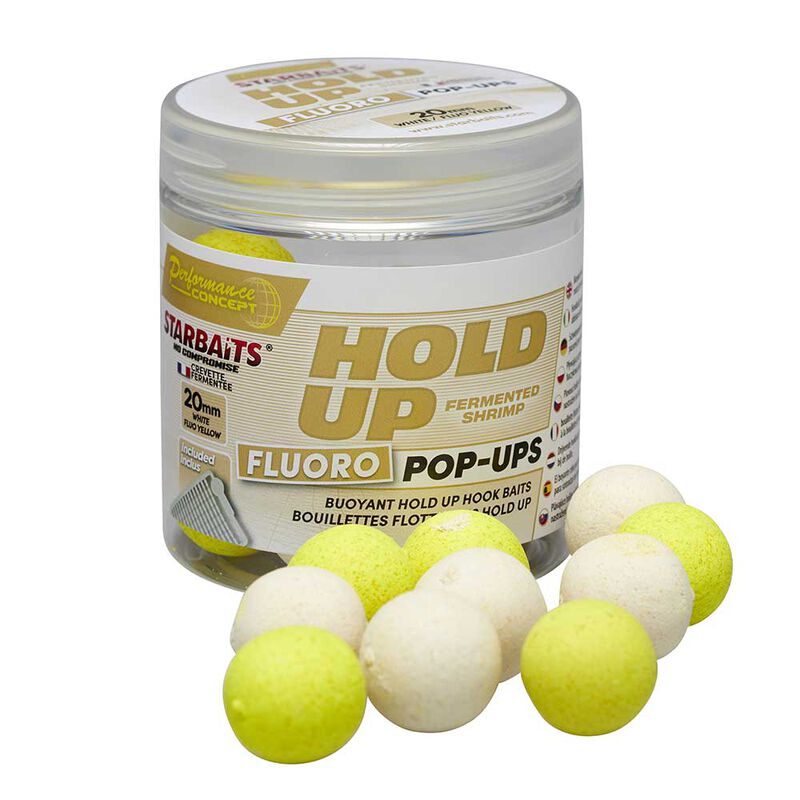 Pop up Starbaits Hold Up Fluo Pop Up - Flottantes | Pacific P&ecirc;che
