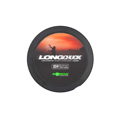Tresse Korda LongChuck Clear 17lb/0.35mm 1000m - Monofilament | Pacific P&ecirc;che