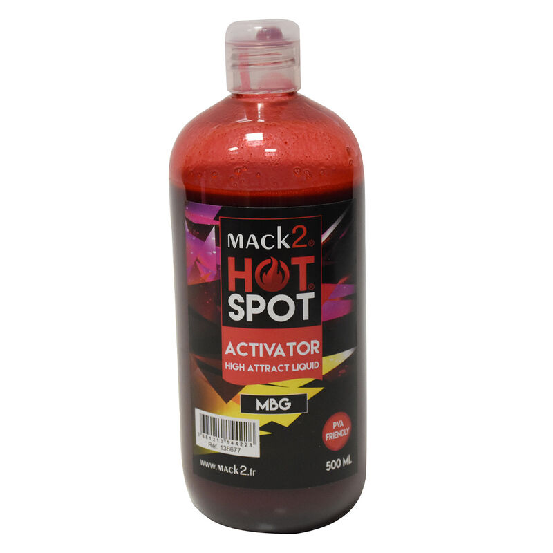 Booster carpe mack2 activator hot spot mbg 500ml - Boosters / dips | Pacific Pêche