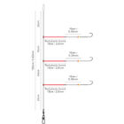 Bas de Ligne SPRO Salt Rig Plastic Boom - Bas de Lignes / Lignes Montées | Pacific Pêche