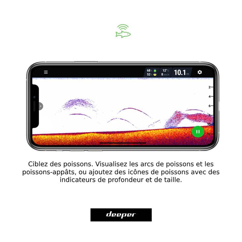 Pack sondeur portable deeper pro+ - Sondeurs | Pacific Pêche