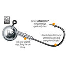 T&ecirc;te plomb&eacute;e carnassier dragon v-point viper 3/0 (x3) - T&ecirc;tes plomb&eacute;es | Pacific P&ecirc;che