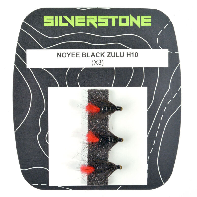 Mouche noyée silverstone black zulu h10 (x3) - Noyées | Pacific Pêche