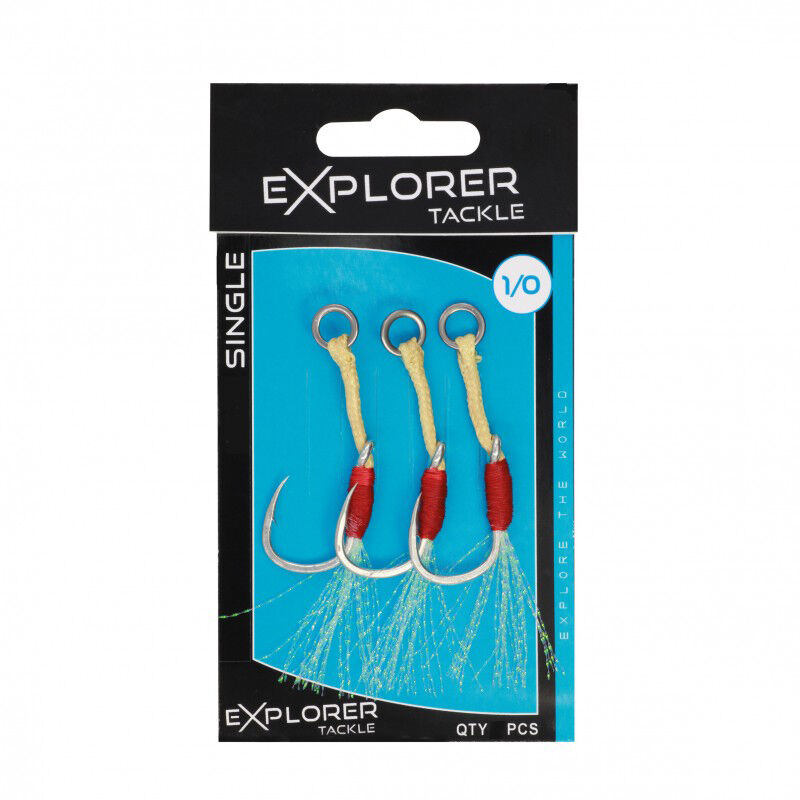 Assist hooks Explorer Tackle single - Hameçons Montés | Pacific Pêche