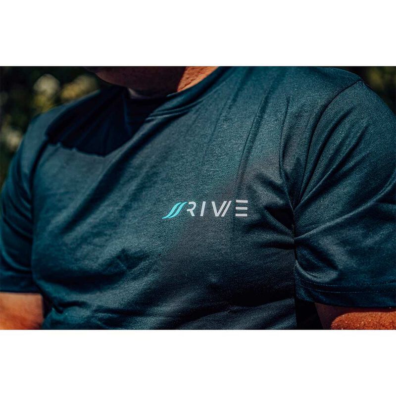 T-shirt Noir Rive - Manches Courtes | Pacific Pêche