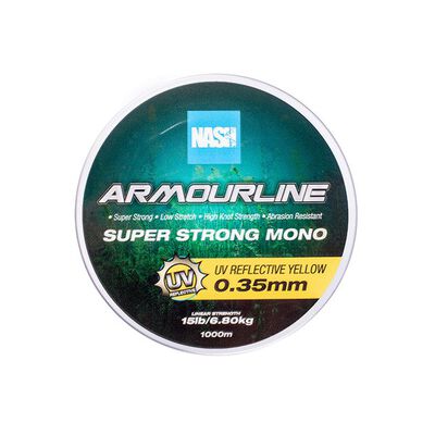Monofilament Nash Armourline Super Strong Mono UV Yellow 1000m - Monofilament | Pacific Pêche