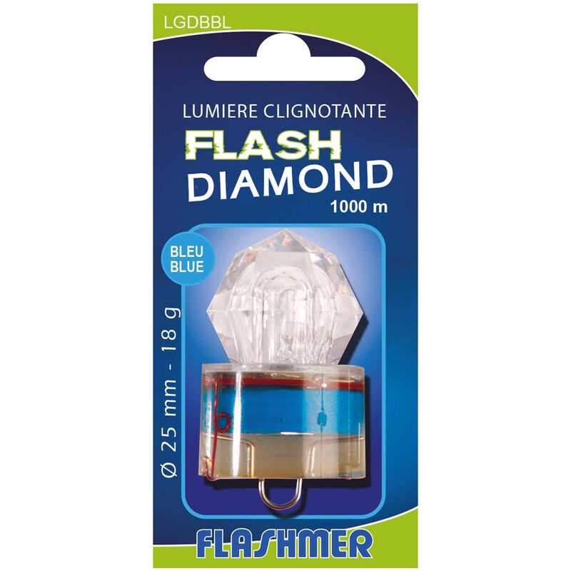 Lampe à diode flashmer flash diamond lumiere clignottante - Turluttes | Pacific Pêche