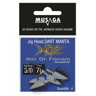 T&ecirc;te Plomb&eacute;e Musaga Jighead Dart Manta n&deg;3/0 - T&ecirc;tes plomb&eacute;es | Pacific P&ecirc;che