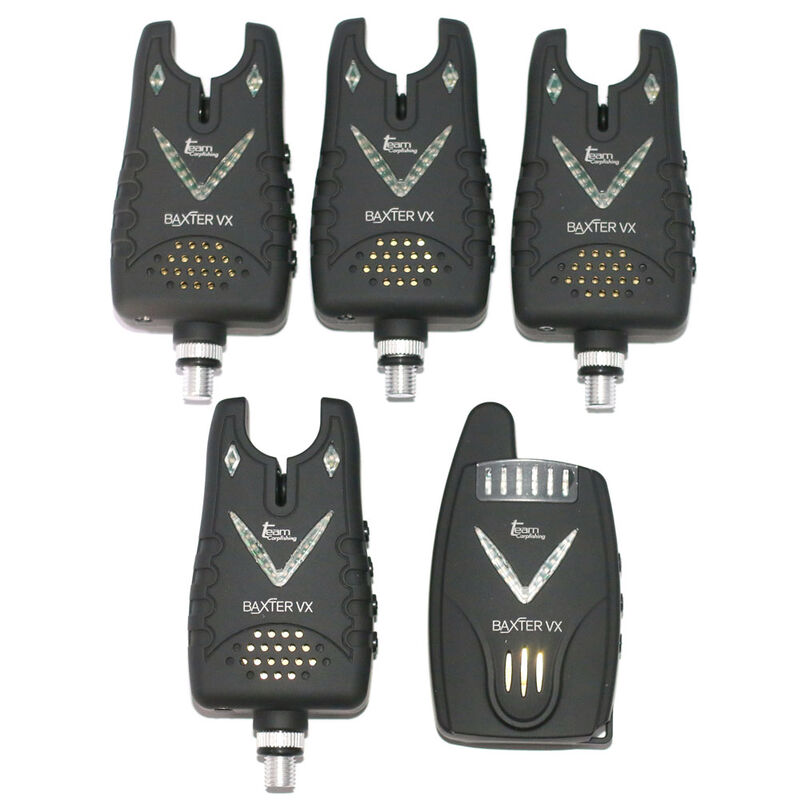 Coffret 3 détecteurs carpe team carpfishing baxter vx + centrale - Coffrets détecteurs | Pacific Pêche