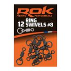 Emerillon rok ring swivel - pochette de 12 - Emerillons carpe | Pacific Pêche