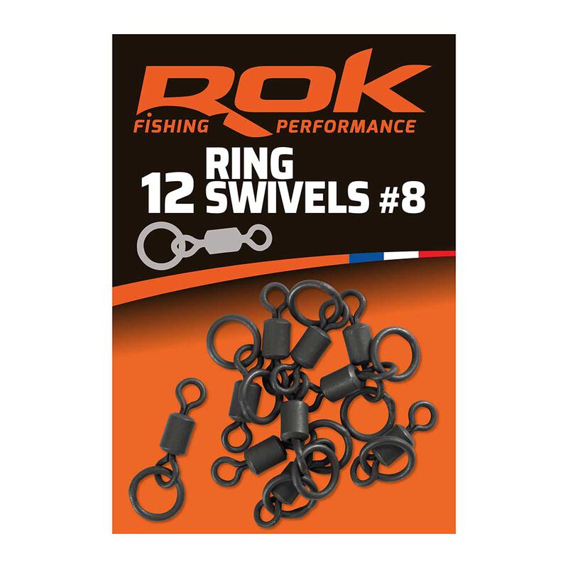 Emerillon rok ring swivel - pochette de 12 - Emerillons carpe | Pacific Pêche