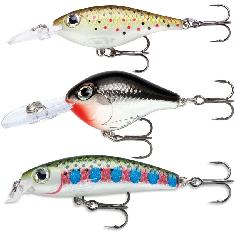 Kit leurres durs carnassier ultra light rapala - Jerkbaits | Pacific P&ecirc;che